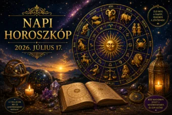 Napi horoszkóp – 2026. július 17.: A pénteki csillagállás meglepő fordulatokat és új lehetőségeket hoz