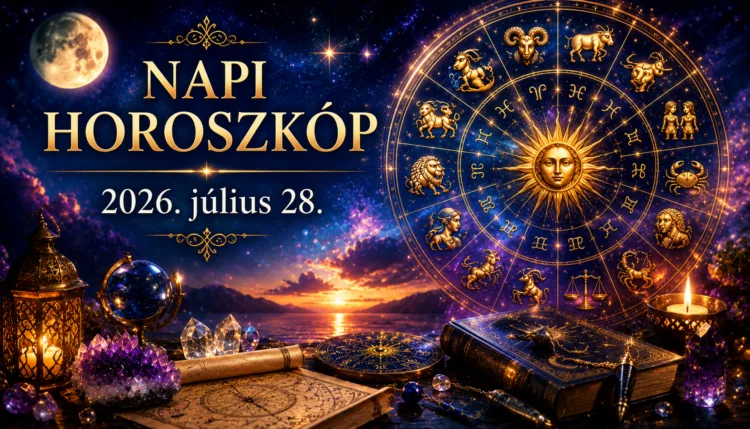 Napi horoszkóp – 2026. július 28. A kedd meglepő fordulatokat tartogat – egy apró döntés nagy változást indíthat el Napi horoszkóp – 2026. július 28.: A kedd meglepő fordulatokat tartogat – egy apró döntés nagy változást indíthat el