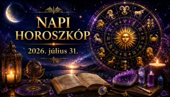 Napi horoszkóp – 2026. július 31.: A péntek lezárásokat és új reményeket hoz – készülj fel az augusztusra!