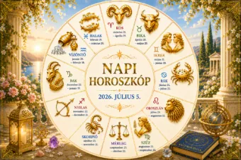 Napi horoszkóp – 2026. július 5. Ma a szerencse ott talál rád, ahol a legkevésbé számítasz rá Napi horoszkóp – 2026. július 5.: Ma a szerencse ott talál rád, ahol a legkevésbé számítasz rá