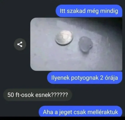 Itt szakad még mindig...