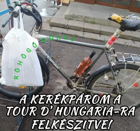 A kerékpárom a Tour d' Hungaria-ra felkészitve!