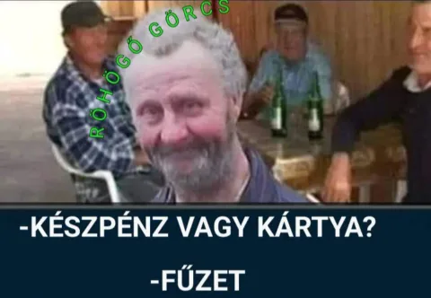 Készpénz vagy kártya?