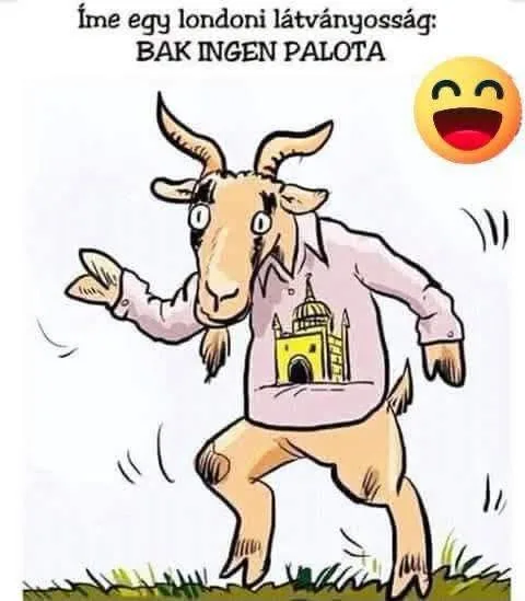 Íme egy londoni látványosság: Bak ingen palota