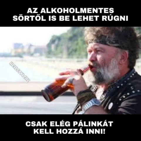 Az alkoholmentes sörtől is be lehet rúgni...