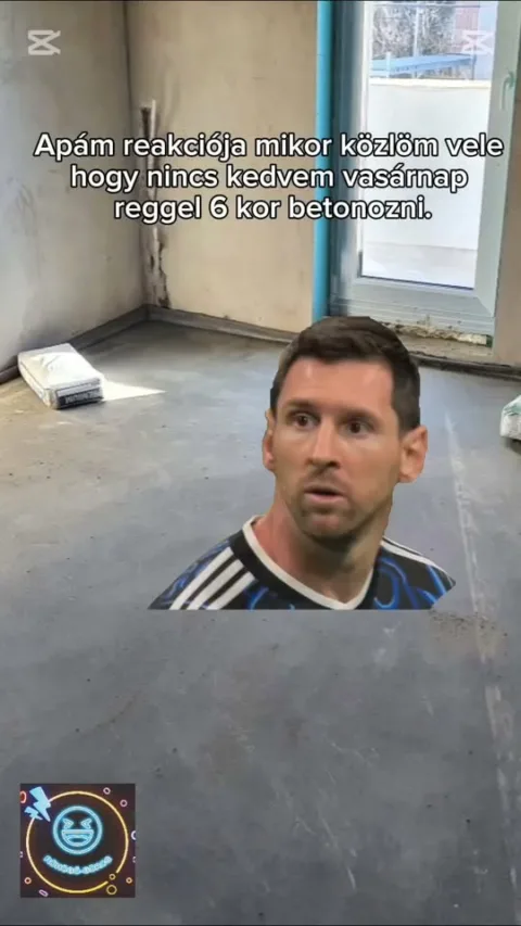 Apám reakciója mikor közlöm vele hogy nincs kedvem vasárnap reggel 6 kor betonozeni