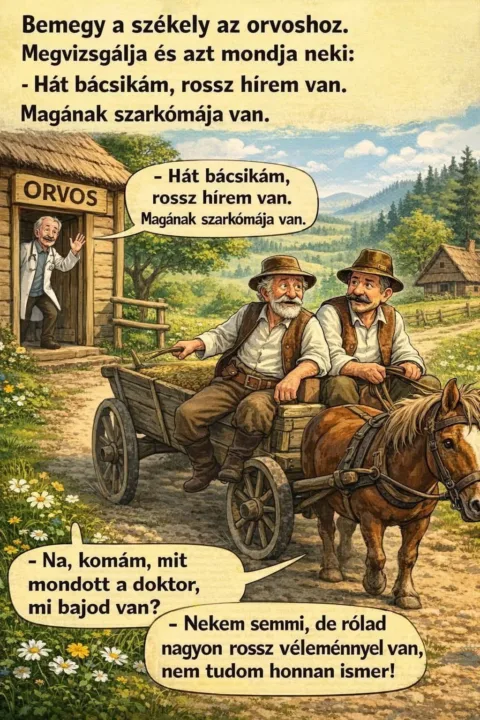 Bemegy a székely az orvoshoz...