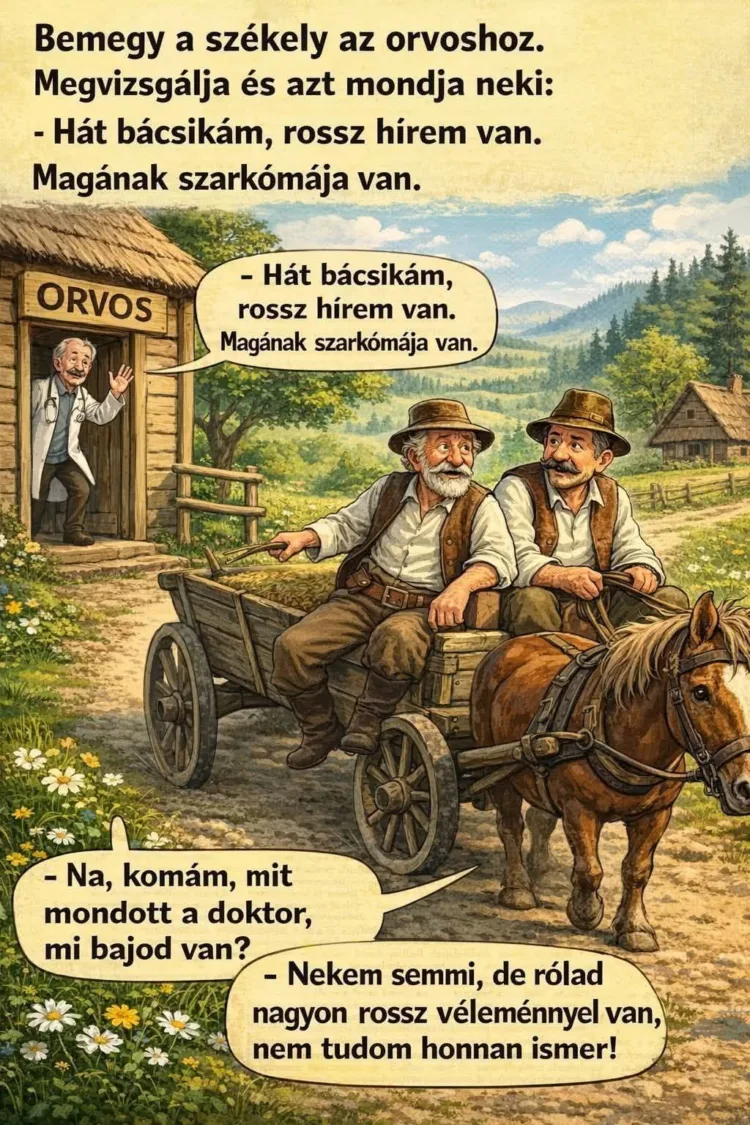 Bemegy a székely az orvoshoz... Bemegy a székely az orvoshoz...