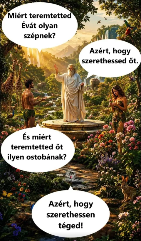 Miért teremtetted Évát olyan szépnek?