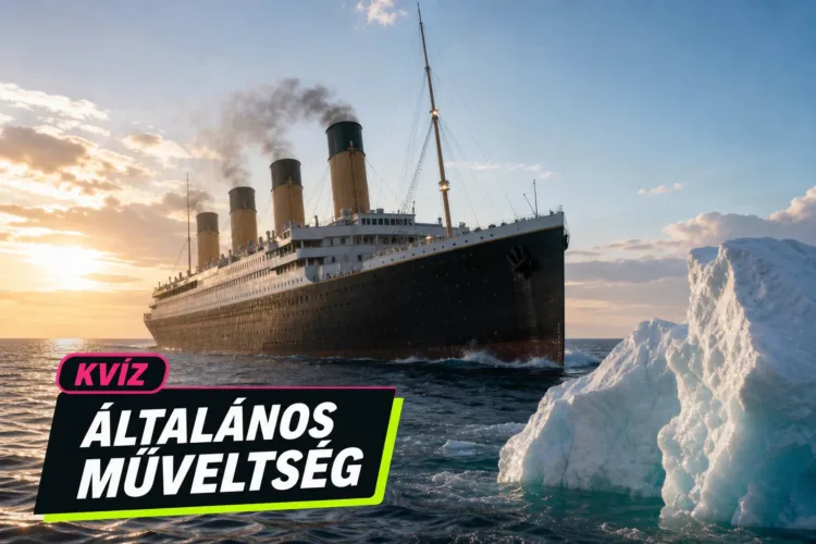 Általános műveltségi kvíz: a Titanictól a Mona Lisáig elsőre tudod a helyes választ? Általános műveltségi kvíz: a Titanictól a Mona Lisáig elsőre tudod a helyes választ?