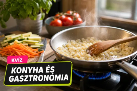 Főzési alapismeretek kvíz: tudod, mit jelent a dinsztelés, a blansírozás és a julienne?