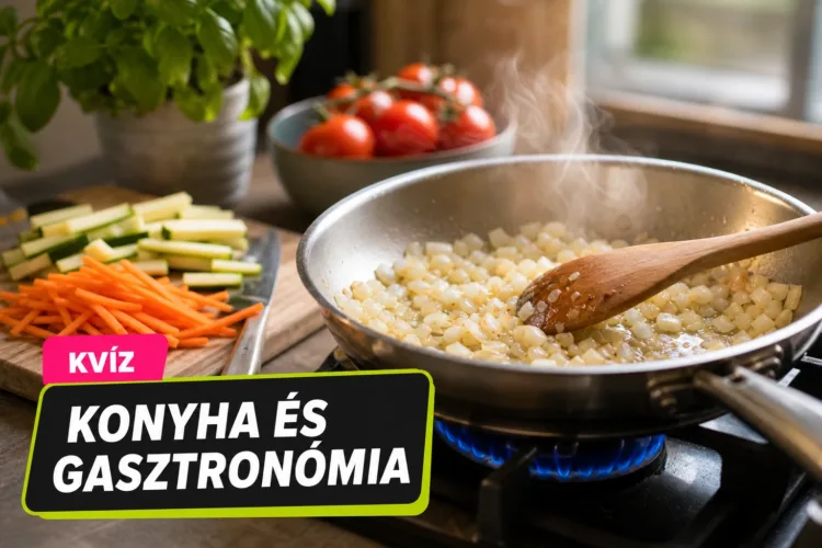 Főzési alapismeretek kvíz: tudod, mit jelent a dinsztelés, a blansírozás és a julienne? Főzési alapismeretek kvíz: tudod, mit jelent a dinsztelés, a blansírozás és a julienne?