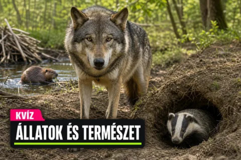 Hazai állatvilág kvíz: a hódtól a harcsáig tudod, melyik állatra mi jellemző?