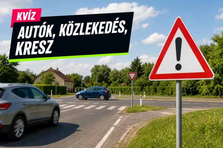 KRESZ kvíz: a felkiáltójeles táblától a leállósávig meglesz a 6/10? KRESZ kvíz: a felkiáltójeles táblától a leállósávig meglesz a 6/10?