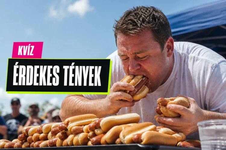 Kvíz: furcsa világrekordok – 76 hot dogtól a 4 méteres bajuszig meglesz a 6/10? Kvíz: furcsa világrekordok – 76 hot dogtól a 4 méteres bajuszig meglesz a 6/10?