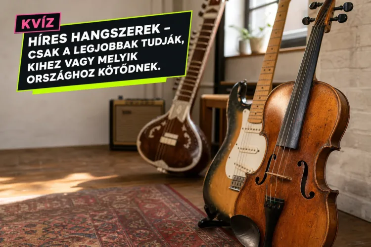 Kvíz: híres hangszerek – csak a legjobbak tudják, kihez vagy melyik országhoz kötődnek Kvíz: híres hangszerek – csak a legjobbak tudják, kihez vagy melyik országhoz kötődnek
