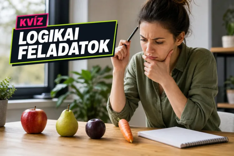 Kvíz: logikai feladványok – elsőre átlátod, miért nem mindig a gyors válasz a jó? Kvíz: logikai feladványok – elsőre átlátod, miért nem mindig a gyors válasz a jó?