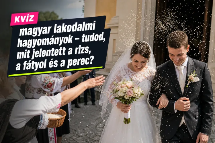 Kvíz: magyar lakodalmi hagyományok – tudod, mit jelentett a rizs, a fátyol és a perec? Kvíz: magyar lakodalmi hagyományok – tudod, mit jelentett a rizs, a fátyol és a perec?