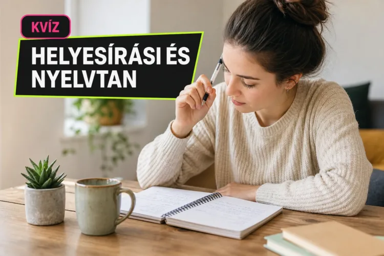 Kvíz: magyar nyelvtan – a vesszőtől a szófajig elsőre kiszúrod, mi a helyes? Kvíz: magyar nyelvtan – a vesszőtől a szófajig elsőre kiszúrod, mi a helyes?