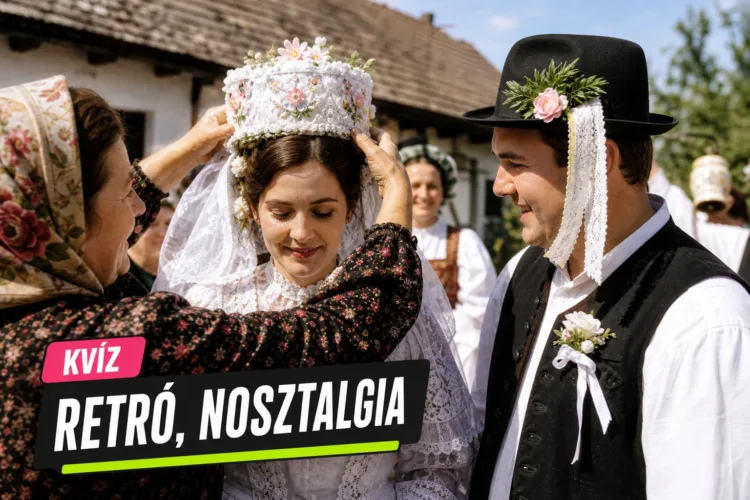 Kvíz: régi lakodalmi szokások – meglesz a 6/10 a kontyolástól a tányértörésig? Kvíz: régi lakodalmi szokások – meglesz a 6/10 a kontyolástól a tányértörésig?