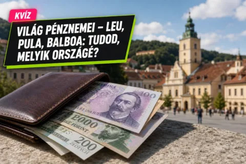 Kvíz: világ pénznemei – leu, pula, balboa: tudod, melyik országé?