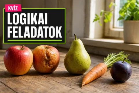 Logikai rejtvény kvíz: meglesz a 7/10 az egyszerűnek tűnő fejtörőkből?