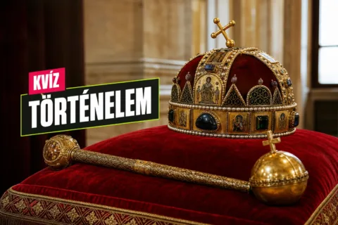 Magyar koronázási jelvények kvíz: meg tudod mondani, melyikhez mi tartozik?