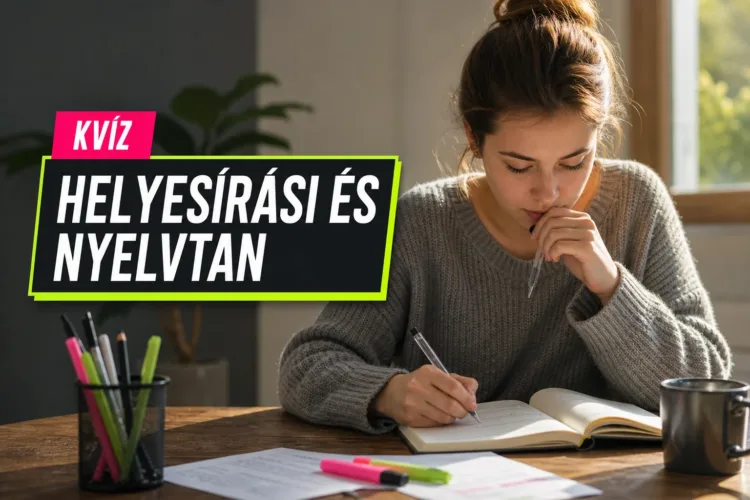 Magyar nyelvtan kvíz: kiszúrod, melyik apró nyelvtani különbség dönt? Magyar nyelvtan kvíz: kiszúrod, melyik apró nyelvtani különbség dönt?