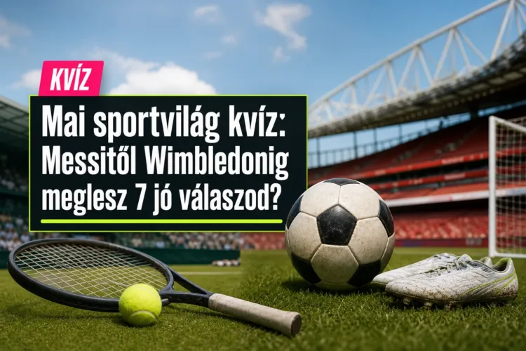 Mai sportvilág kvíz: Messitől Wimbledonig meglesz 7 jó válaszod? Mai sportvilág kvíz: Messitől Wimbledonig meglesz 7 jó válaszod?