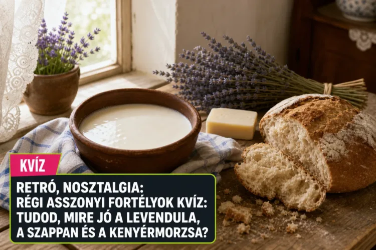 Régi asszonyi fortélyok kvíz: tudod, mire jó a levendula, a szappan és a kenyérmorzsa? Régi asszonyi fortélyok kvíz: tudod, mire jó a levendula, a szappan és a kenyérmorzsa?