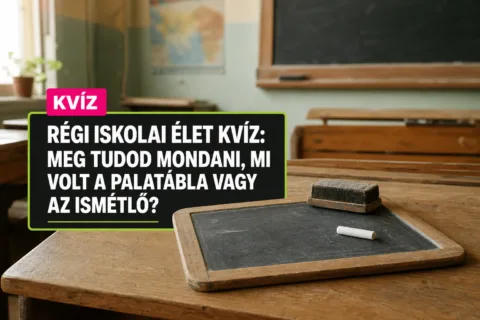 Régi iskolai élet kvíz: meg tudod mondani, mi volt a palatábla vagy az ismétlő?