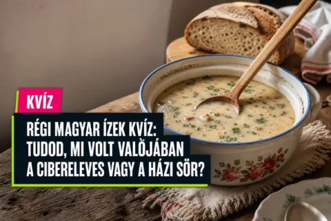 Régi magyar ízek kvíz: tudod, mi volt valójában a cibereleves vagy a házi sör?