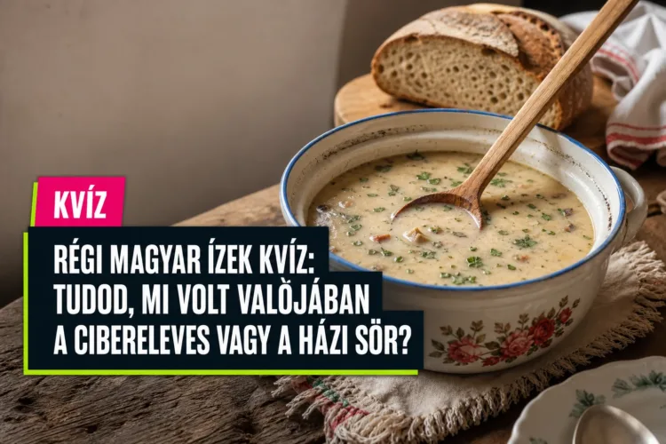 Régi magyar ízek kvíz: tudod, mi volt valójában a cibereleves vagy a házi sör? Régi magyar ízek kvíz: tudod, mi volt valójában a cibereleves vagy a házi sör?