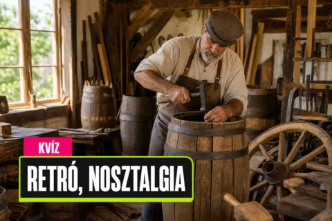 Régi mesterségek kvíz: tudod, melyik mester készített hordót, kereket vagy bőrszíjat?