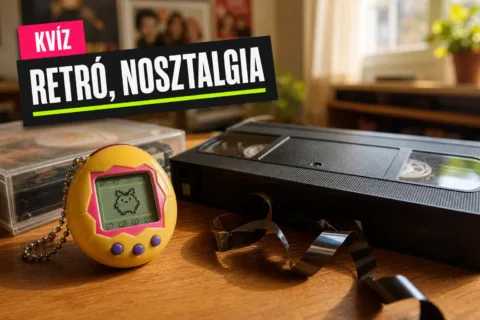 Retró emlékek kvíz: ha a Tamagotchi és a VHS-tekerő is megvan, jöhet a többi? Retró emlékek kvíz: ha a Tamagotchi és a VHS-tekerő is megvan, jöhet a többi?