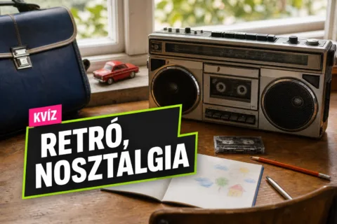 Retró gyerekkor kvíz: a kazettás magnótól a Traubiig mennyi maradt meg fejből?