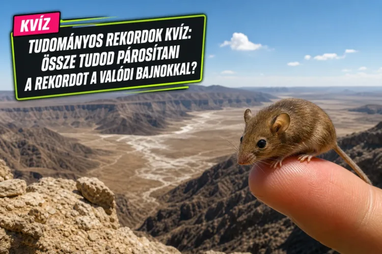 Tudományos rekordok kvíz: össze tudod párosítani a rekordot a valódi bajnokkal? Tudományos rekordok kvíz: össze tudod párosítani a rekordot a valódi bajnokkal?
