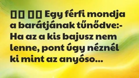 Viccek: 
		  
		  Egy férfi mondja a barátjának tűnődve:- Ha az…