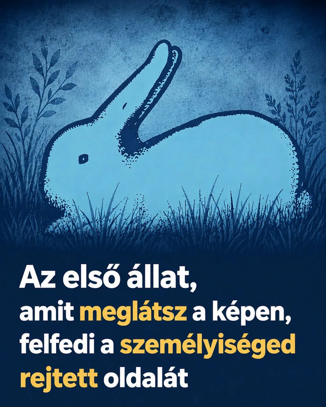 Rejtvény: Az első állat, amit meglátsz a képen, felfedi a