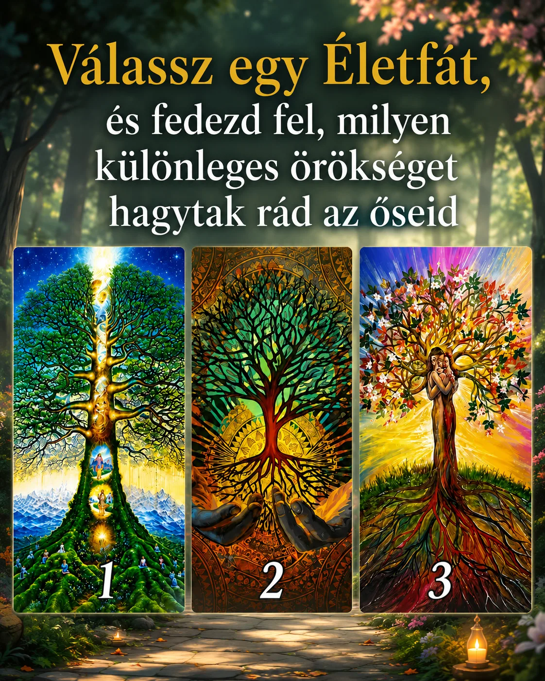 Rejtvény: Válassz egy Életfát, és fedezd fel, milyen különleges örökséget...