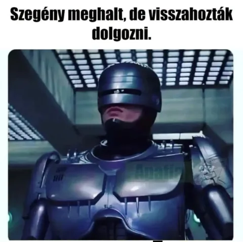 Szegény meghalt, de visszahozták dolgozni.