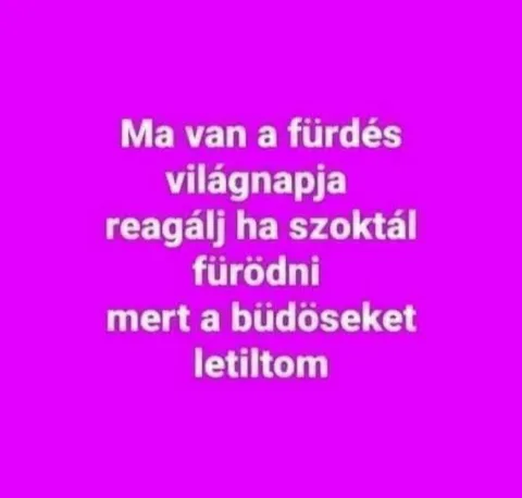 Ma van a fürdés világnapja...