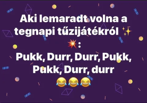 Aki lemaradt volna a tegnapi tűzijátékról...