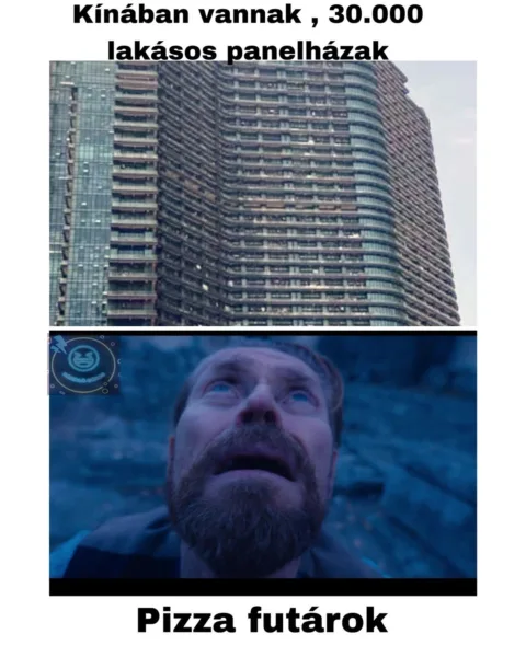 Kínában vannak, 30.000 lakásos panelházak...