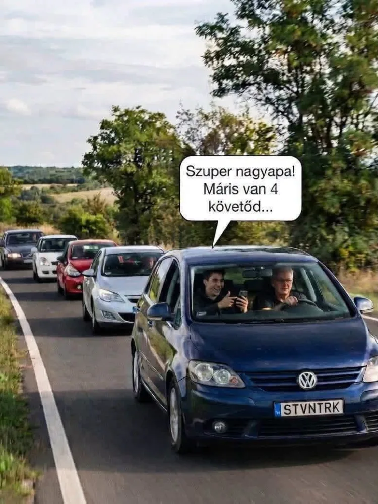 Szuper nagyapa! Máris van 4 követőd... Szuper nagyapa! Máris van 4 követőd...