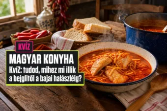 Magyar konyha kvíz: tudod, mihez mi illik a bejglitől a bajai halászléig? Magyar konyha kvíz: tudod, mihez mi illik a bejglitől a bajai halászléig?