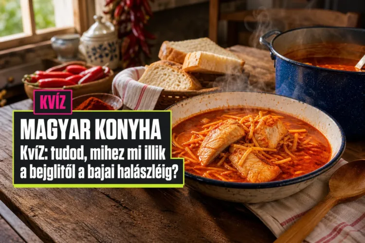 Magyar konyha kvíz: tudod, mihez mi illik a bejglitől a bajai halászléig? Magyar konyha kvíz: tudod, mihez mi illik a bejglitől a bajai halászléig?