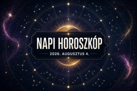 Napi horoszkóp – augusztus 4.: Két jegy előtt új lehetőség nyílhat