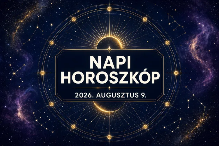 Napi horoszkóp – augusztus 9.: Három jegy előtt új ajtó nyílhat Napi horoszkóp – augusztus 9.: Három jegy előtt új ajtó nyílhat