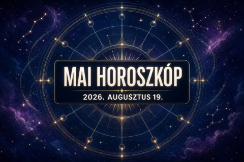 Napi horoszkóp – augusztus 19.: Három jegy ma jó irányt érezhet